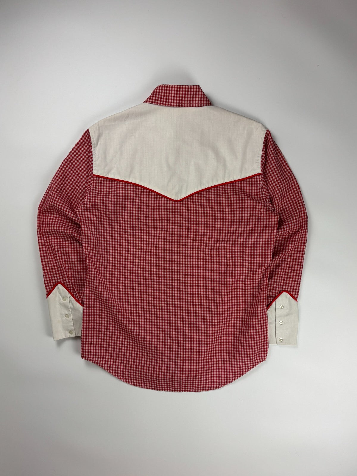 Vintage Western Plaid Button Up Shirt