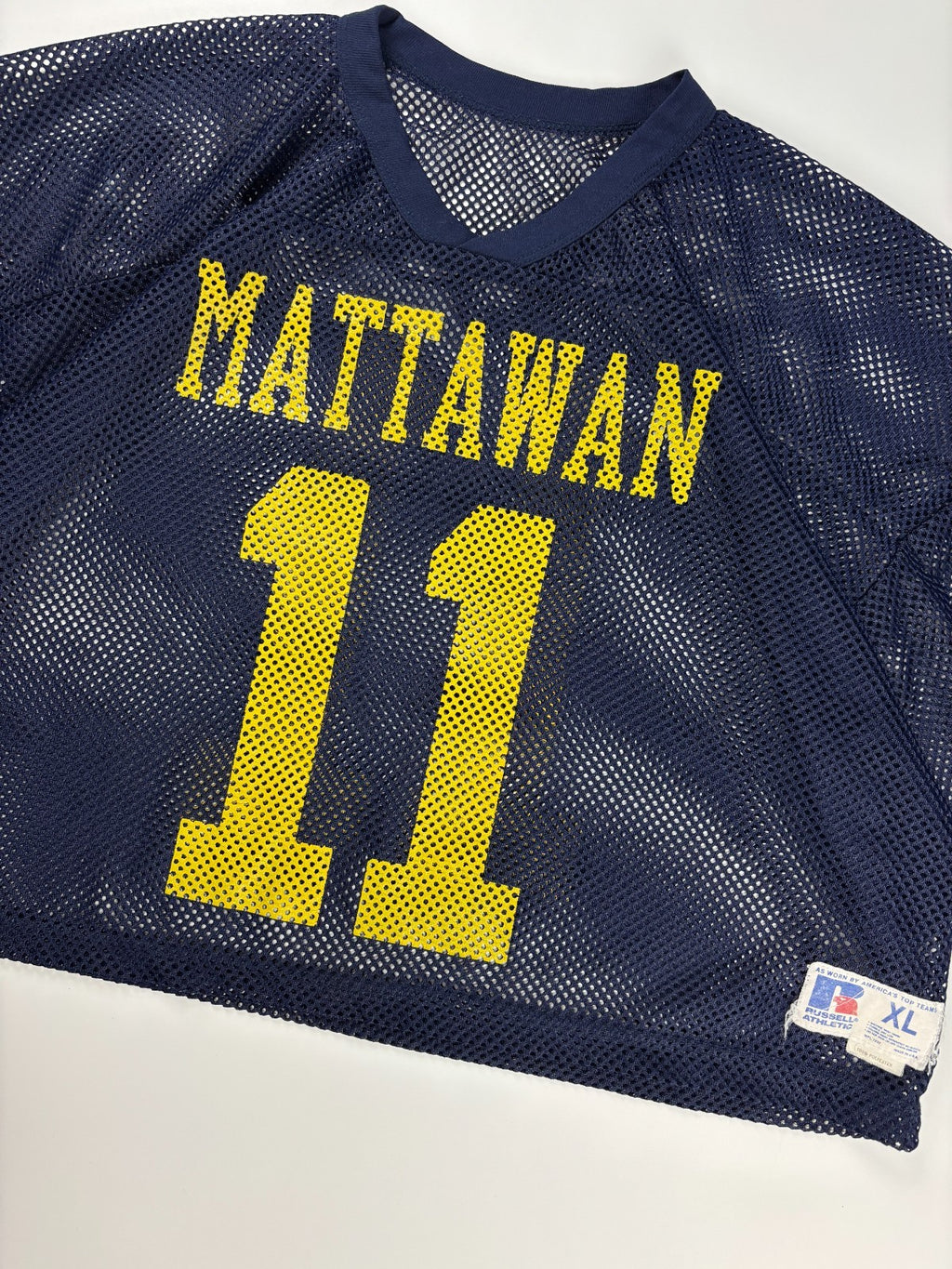 Vintage Mattawan Michigan Cropped Football Jersey