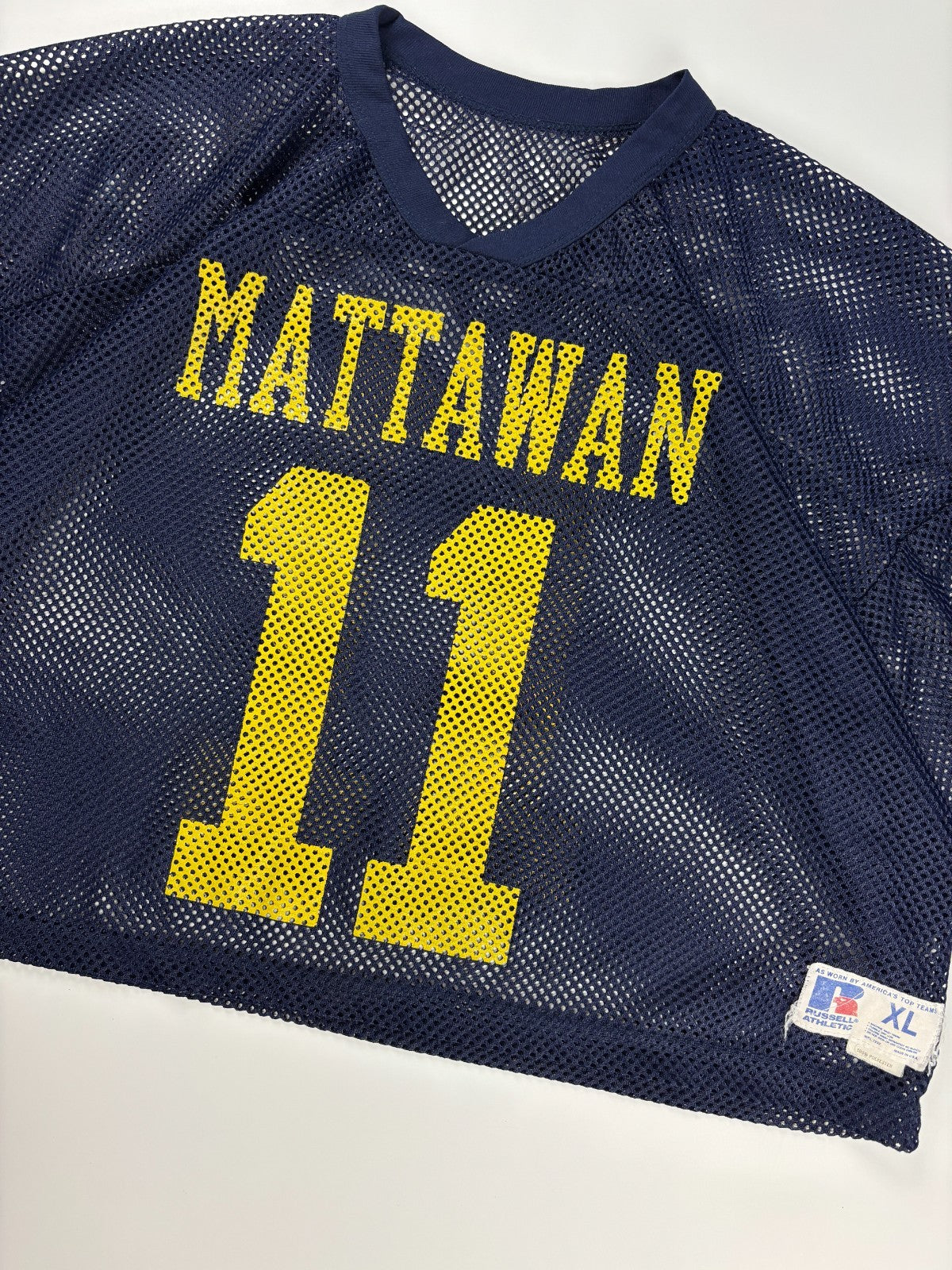 Vintage Mattawan Michigan Cropped Football Jersey
