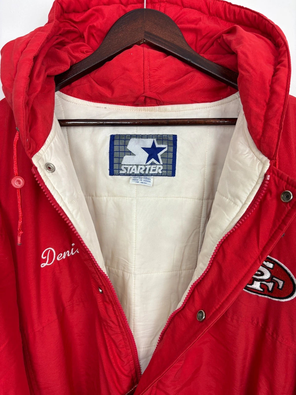 Vintage 1990s Starter San Francisco 49ers Jacket - XL - Red NFL Football