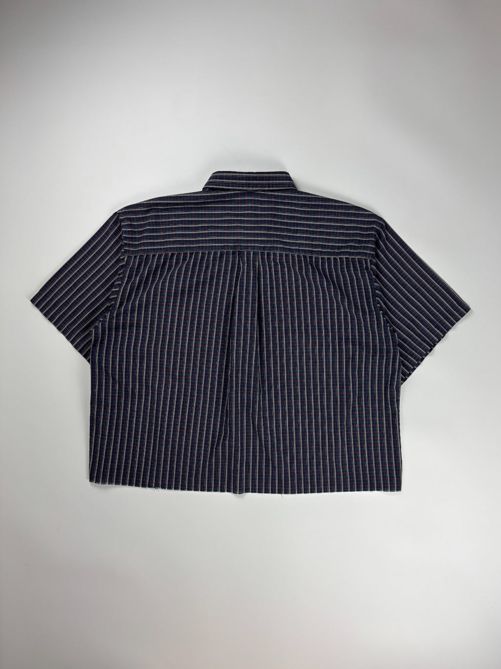 Vintage Van Heusen Plaid Cropped Button Up Shirt