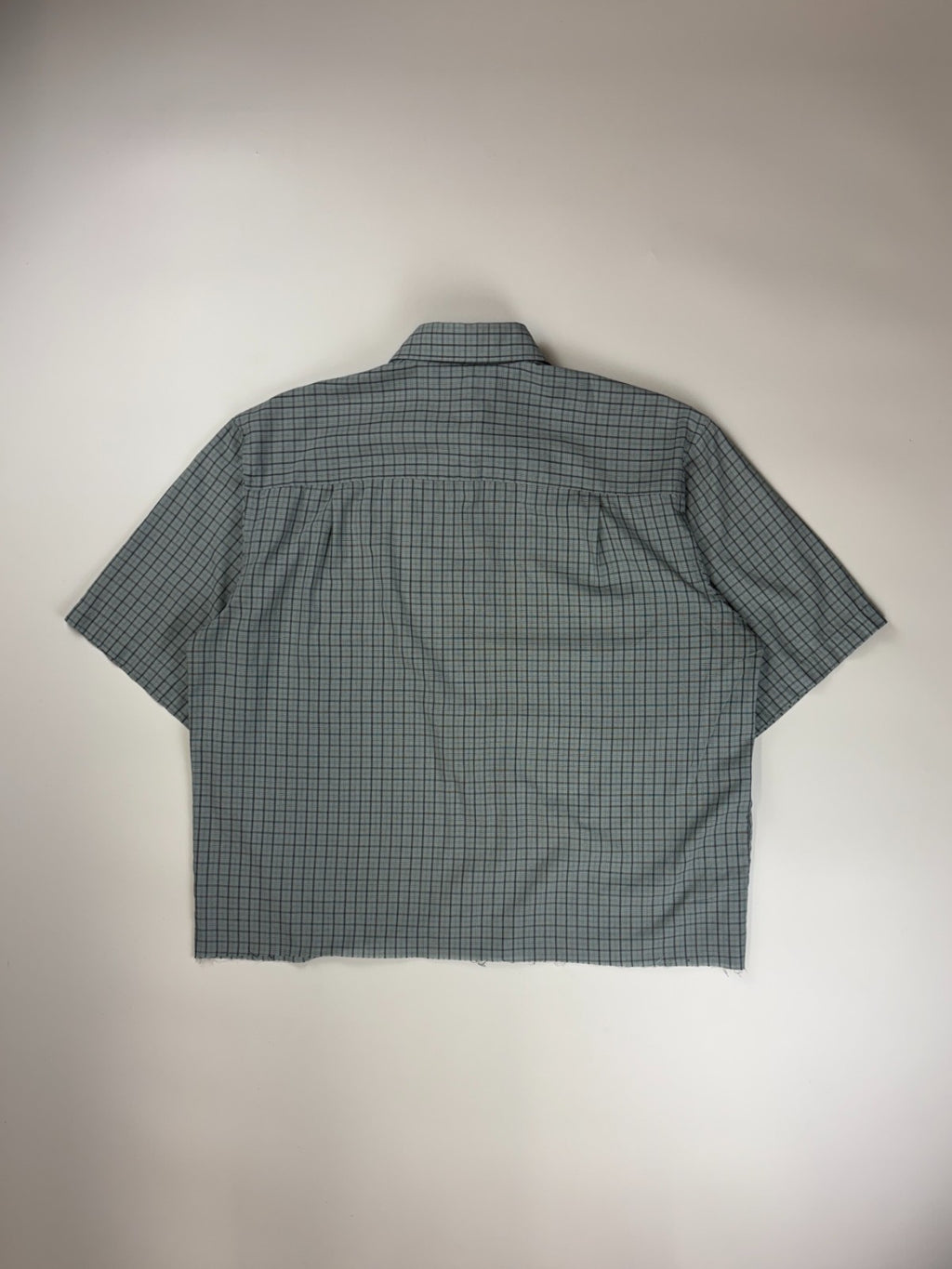 Vintage Roguehaus Plaid Cropped Button Up Shirt