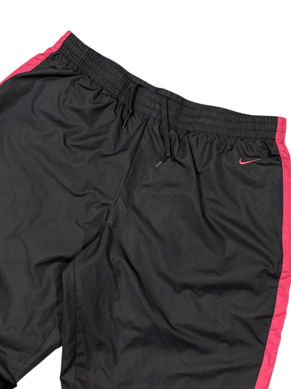 Vintage Y2K Nike Splash Pants - XL - Black Athletic Wear Bottoms