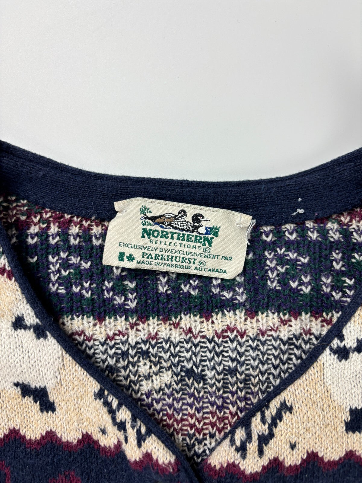 Vintage Northern Reflections Knit Sweater