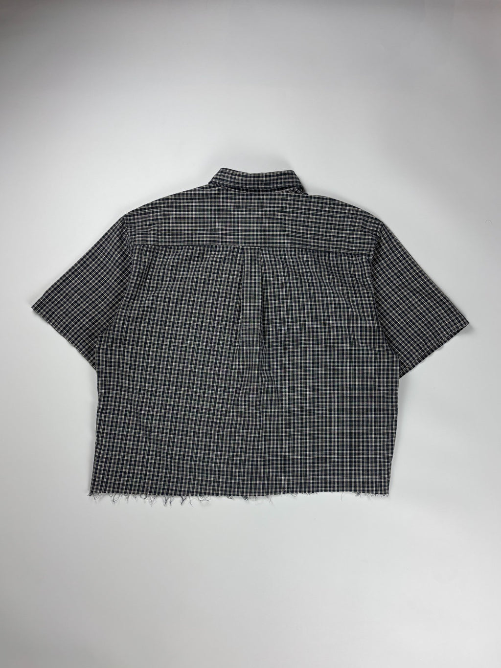 Vintage Eddie Bauer Plaid Cropped Button Up Shirt