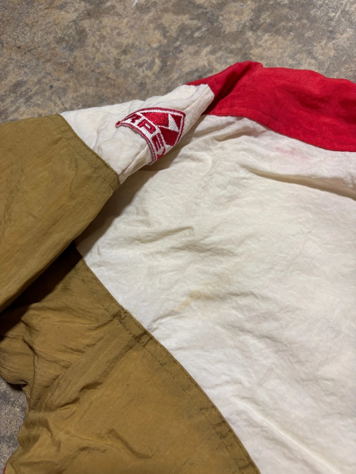 Vintage 1990s Apex San Francisco 49ers Jacket / NFL Football / Red Size Small