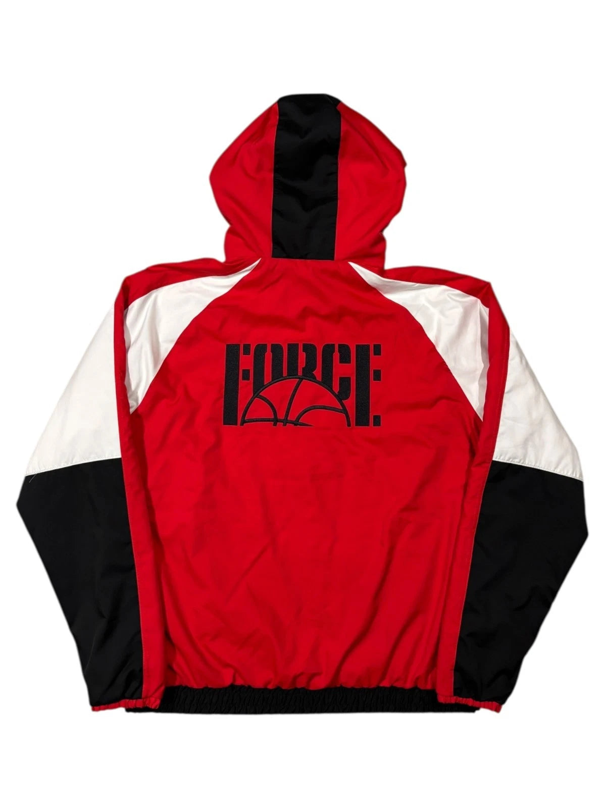 Vintage Nike Windbreaker Jacket - Size Large - Red & Black - Streetwear Coat