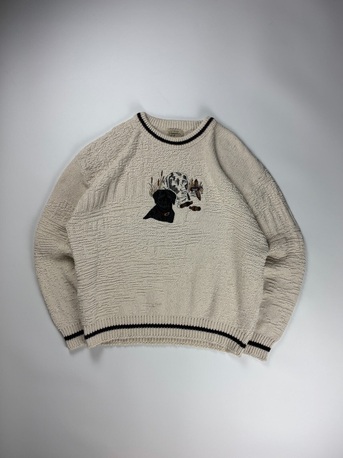 Vintage Dog Knit Sweater