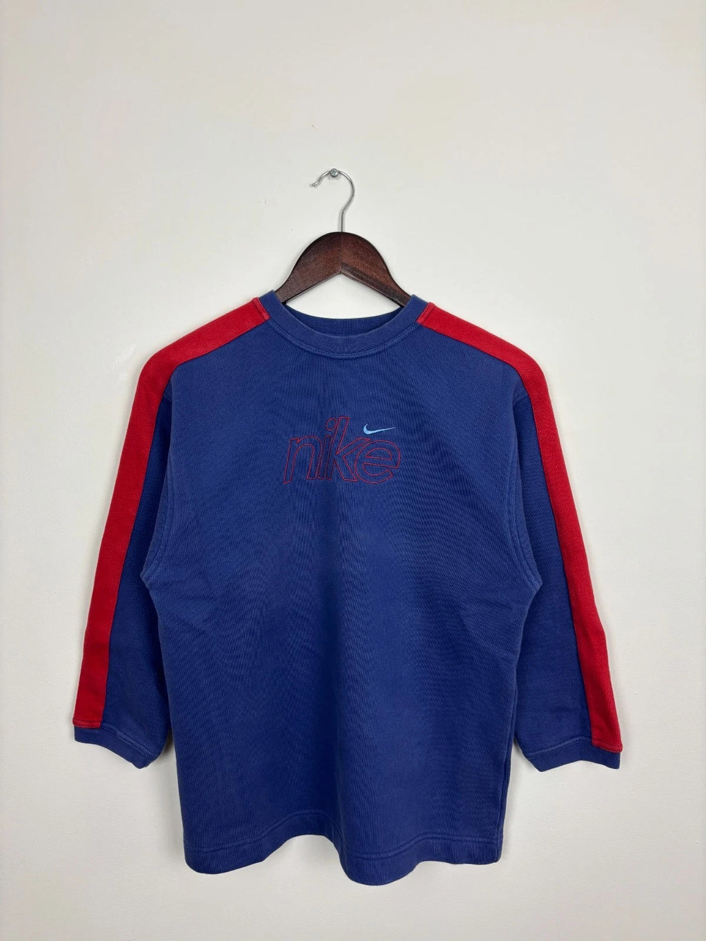 Vintage Y2K Nike Sweatshirt - Blue - XS - Streetwear Sweater