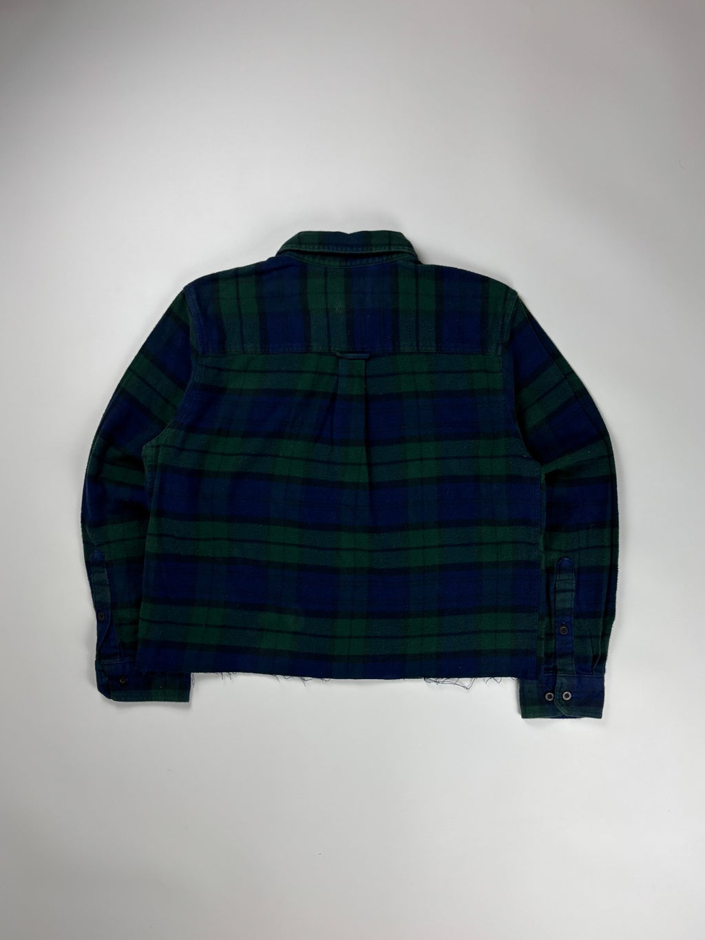 Vintage Woolrich Plaid Cropped Button Up Shirt