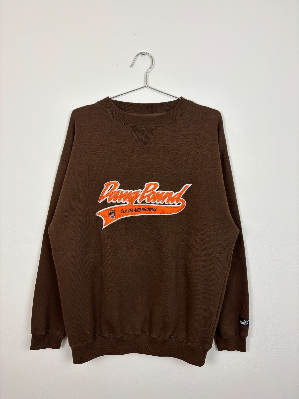 1990s Vintage Puma Cleveland Browns Graphic Sweatshirt