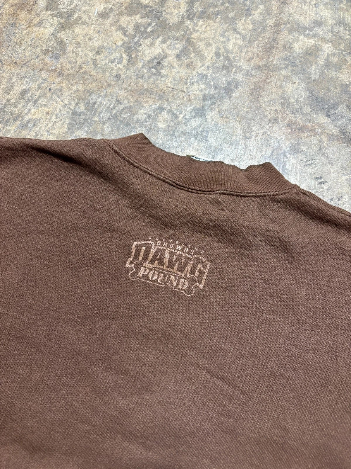 Vintage 1990s Cleveland Browns Sweatshirt - NFL Football Sweater - Size Large