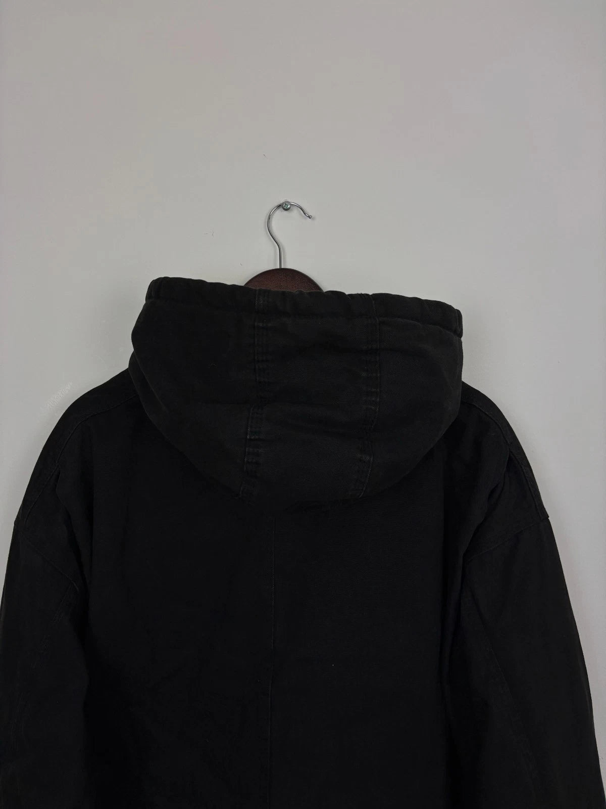 Vintage Black Fleece Lined Workwear Jacket - Schmidt Zip Up Coat - Size 2XLT