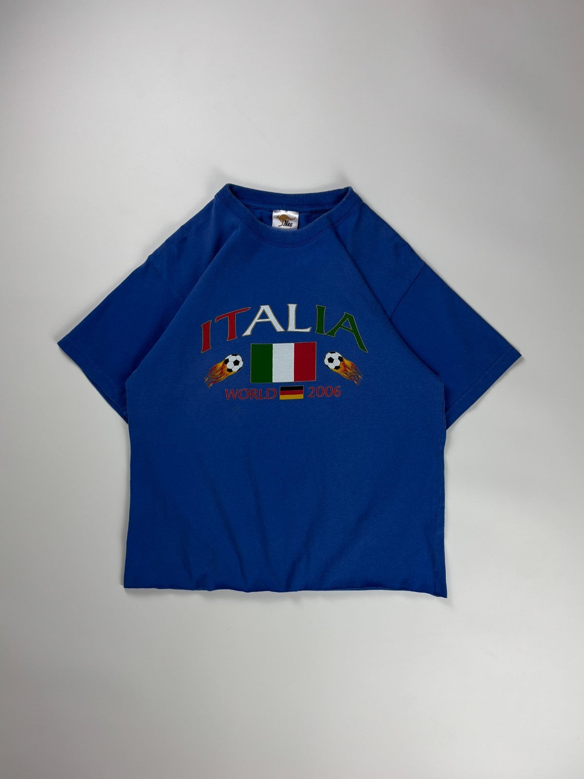 Vintage Italia World Cup Cropped Tee