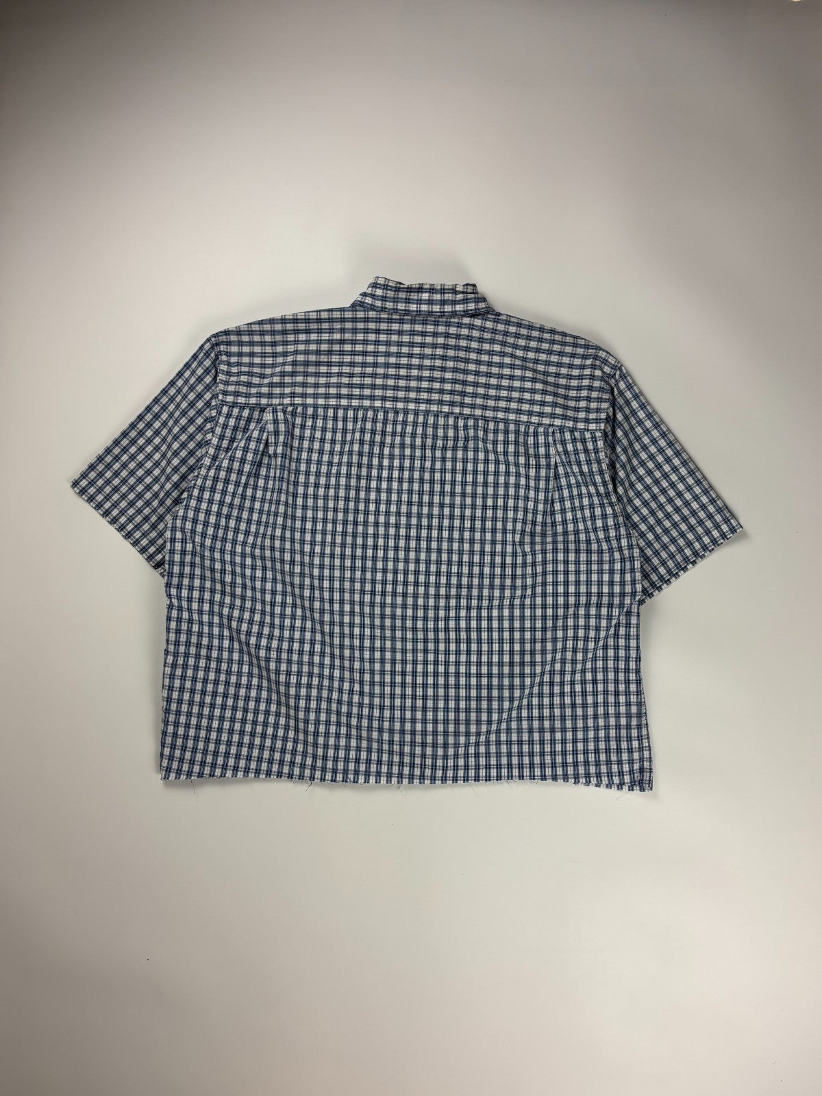 Vintage Wrangler Plaid Cropped Button Up Shirt