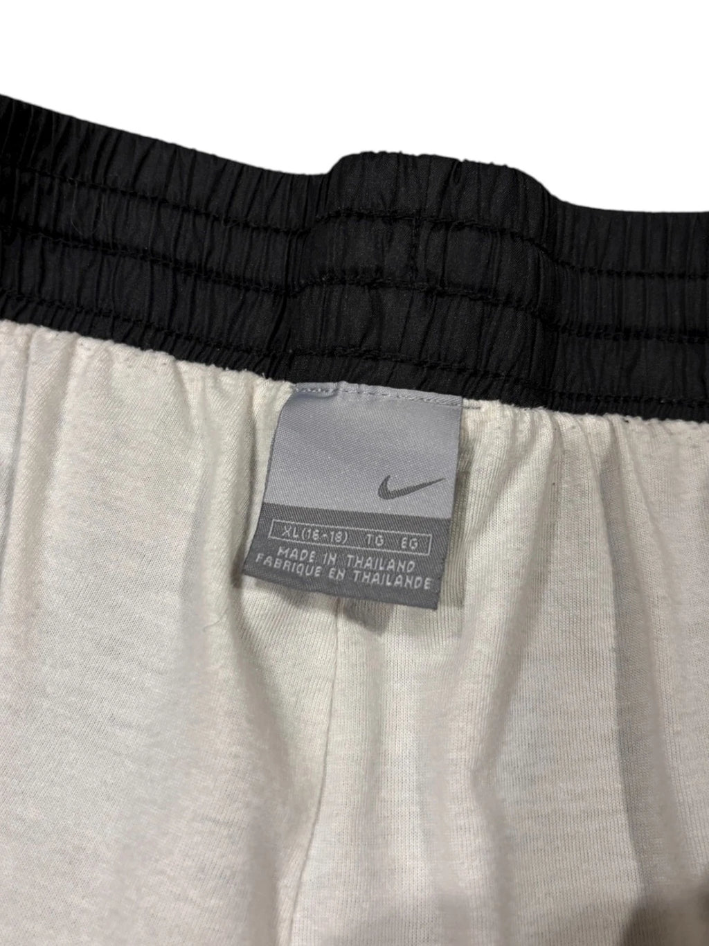 Vintage Y2K Nike Splash Pants - XL - Black Athletic Wear Bottoms