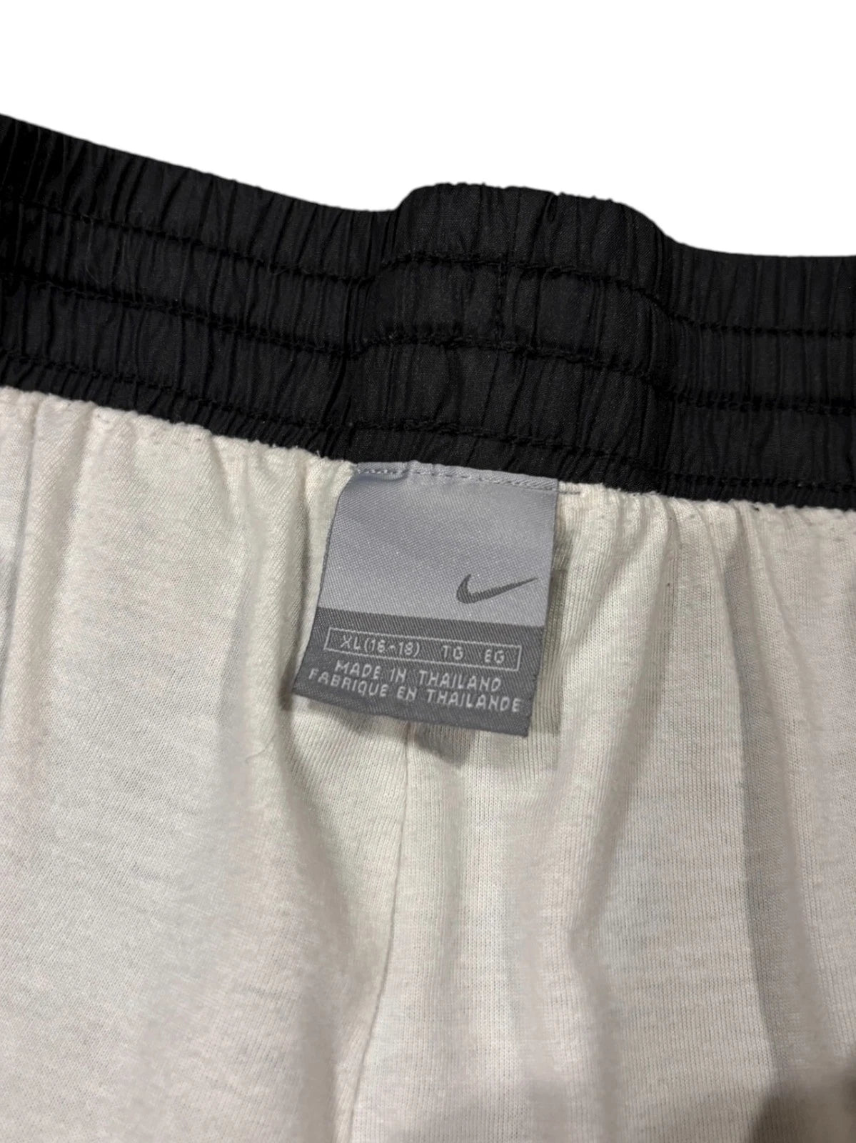Vintage Y2K Nike Splash Pants - XL - Black Athletic Wear Bottoms