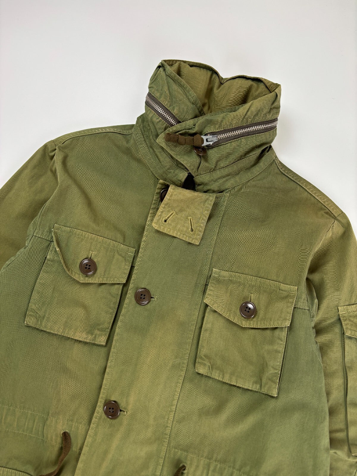 Vintage J.Crew Military Zip Up Jacket