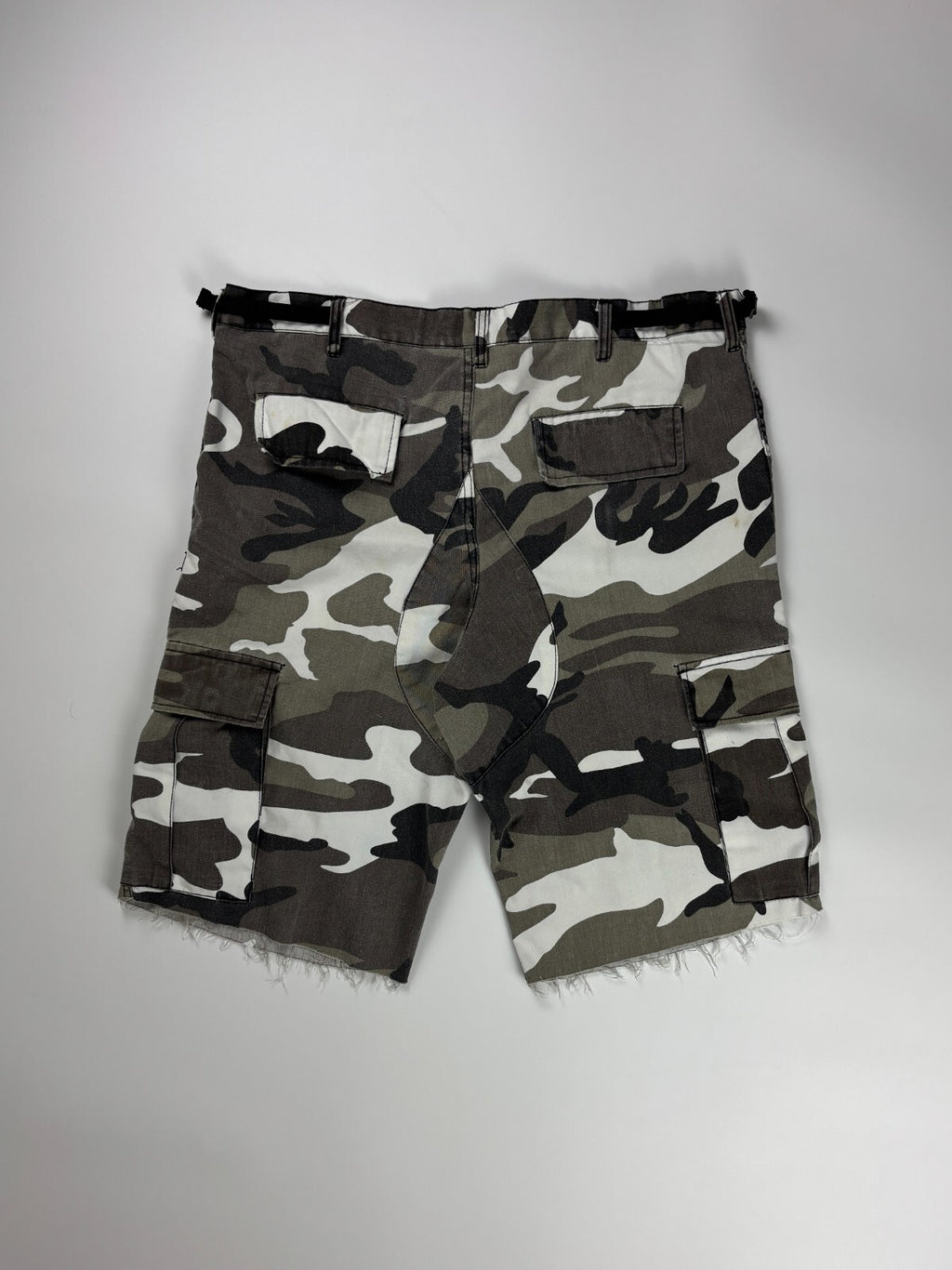Vintage Military Camo Cargo Shorts