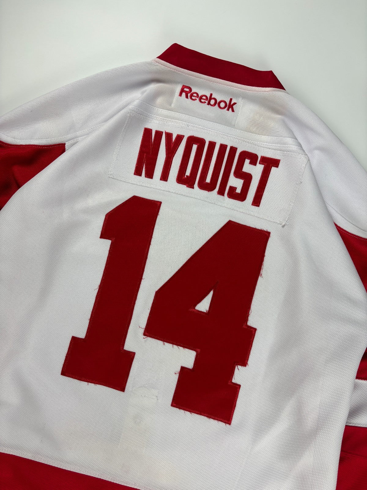Vintage Detroit Red Wings Gustav Nyquist Away Jersey