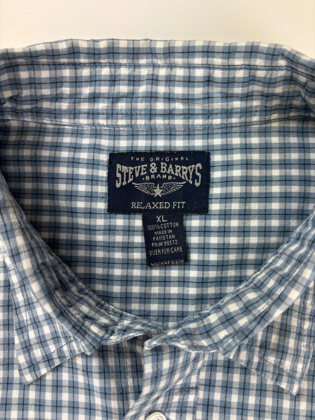 Vintage Roguehaus Plaid Cropped Button Up Shirt