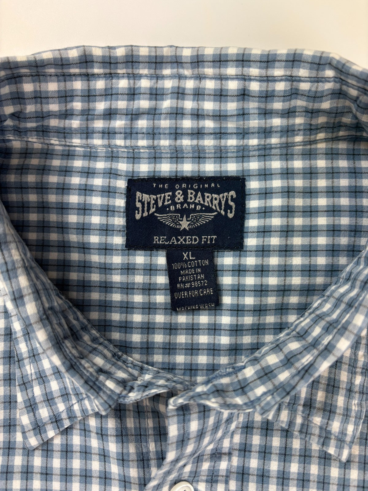 Vintage Roguehaus Plaid Cropped Button Up Shirt