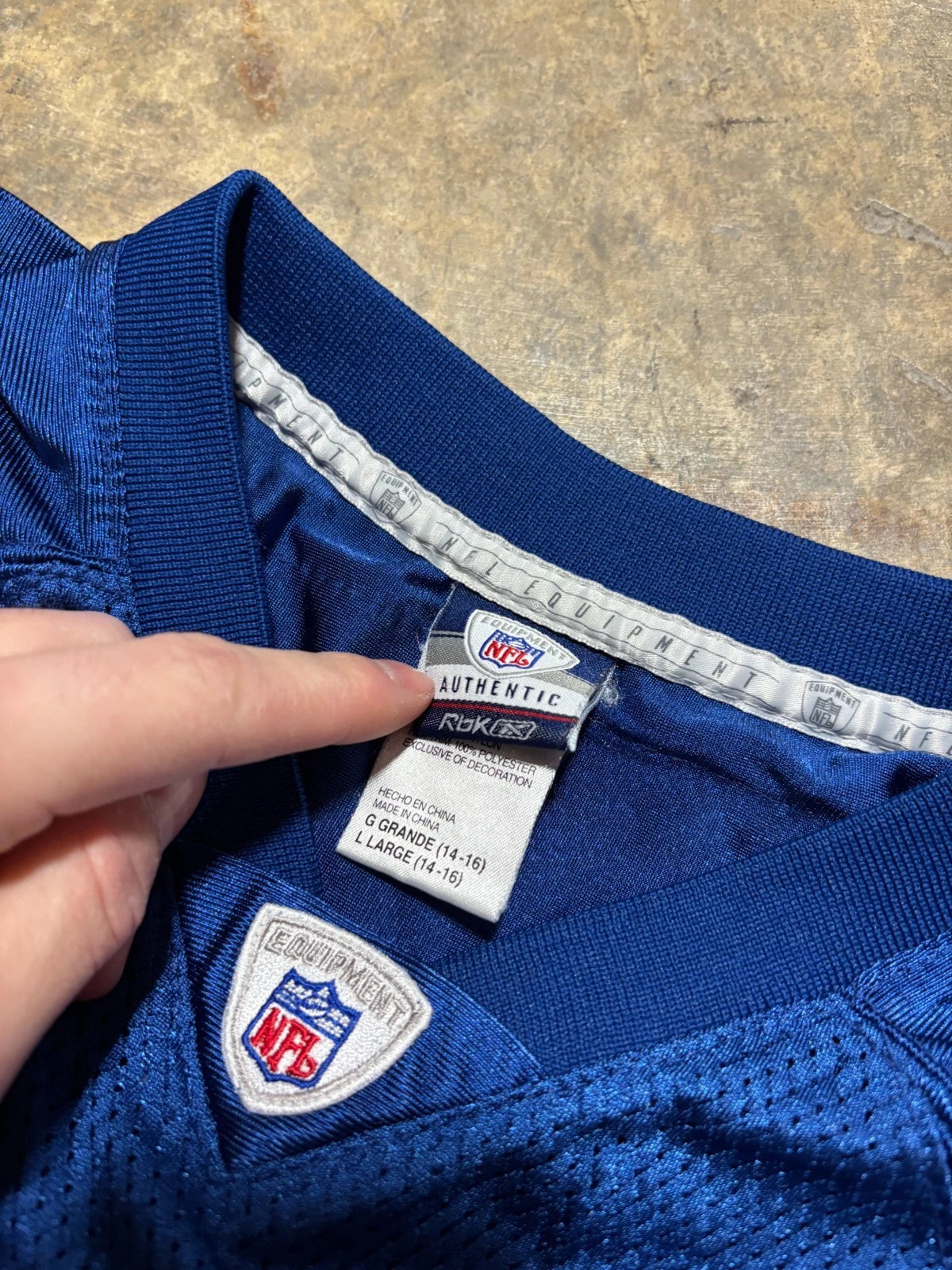 Vintage Indianapolis Colts Jersey / Peyton Manning #18 / NFL Football / Blue