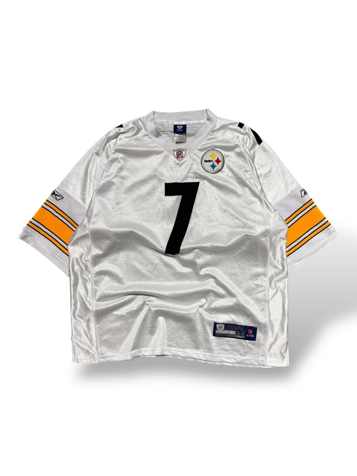 Vintage Pittsburgh Steelers Jersey - Ben Roethlisberger - XL - White Reebok NFL