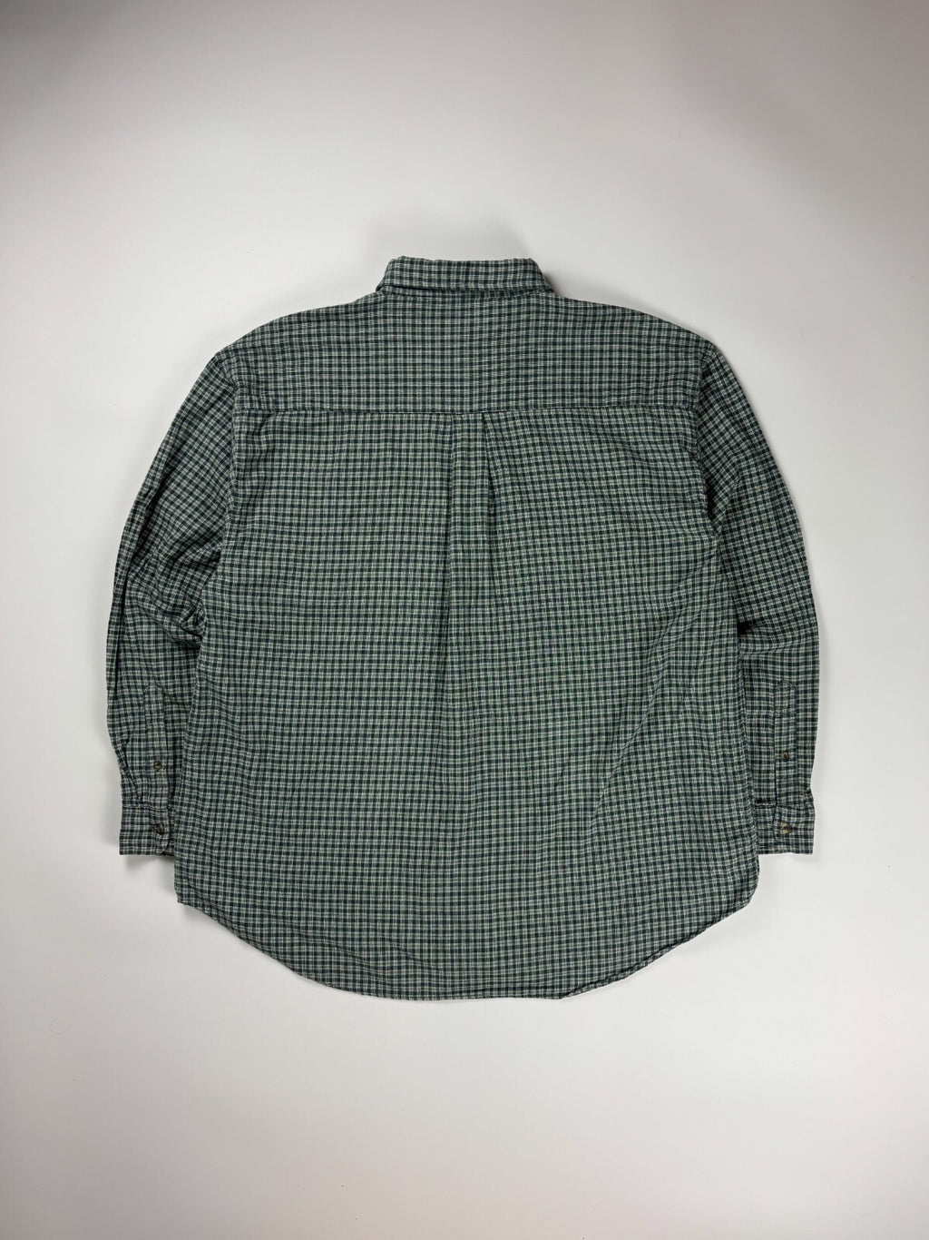 Vintage Utility Plaid Button Up Shirt