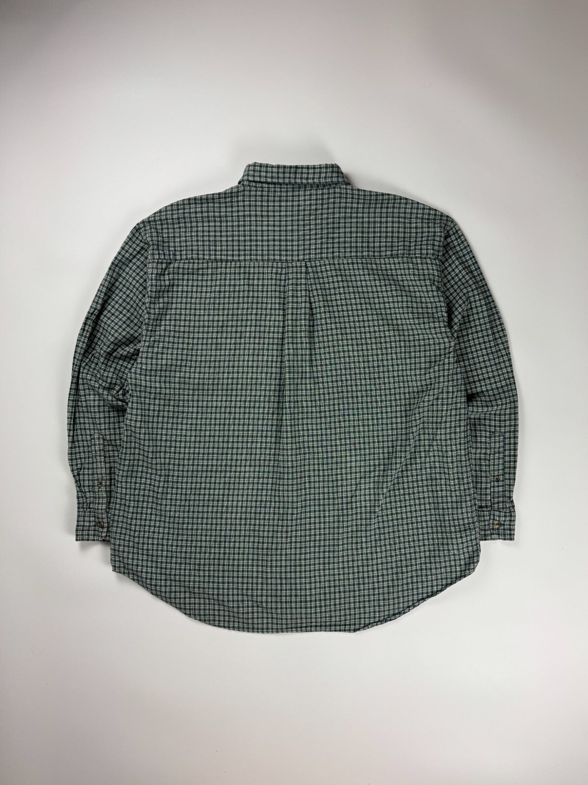 Vintage Utility Plaid Button Up Shirt