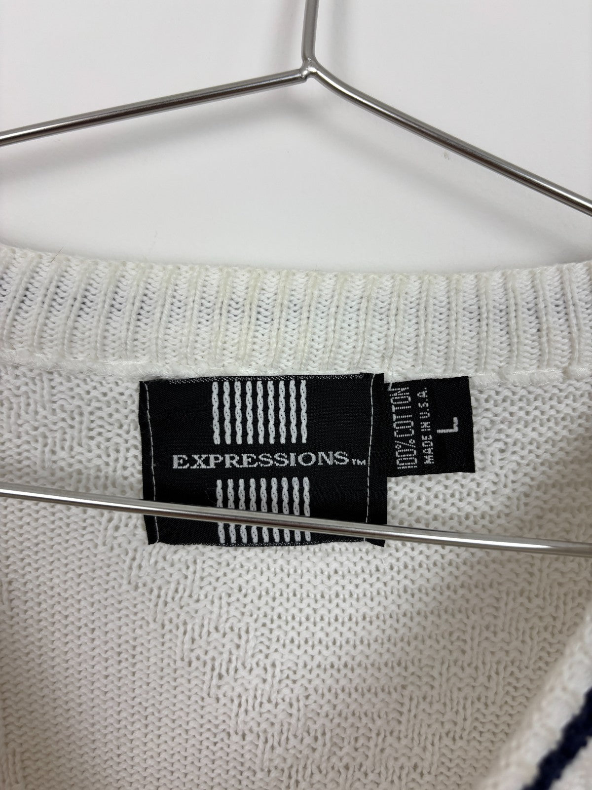 1990s Vintage Expressions Golf Knit Sweater