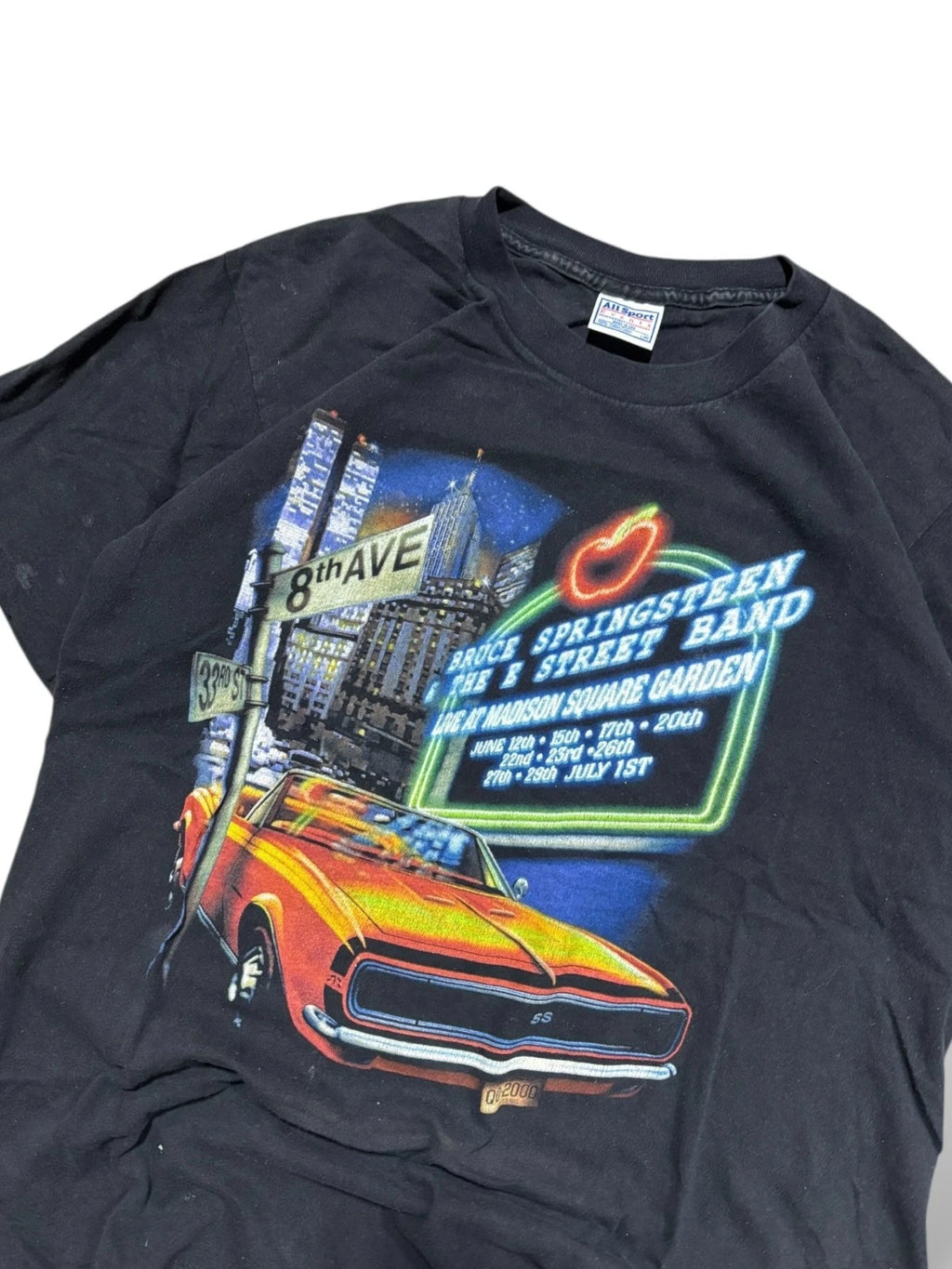 Vintage Bruce Springsteen Band T-Shirt - Large - Black Graphic Tee