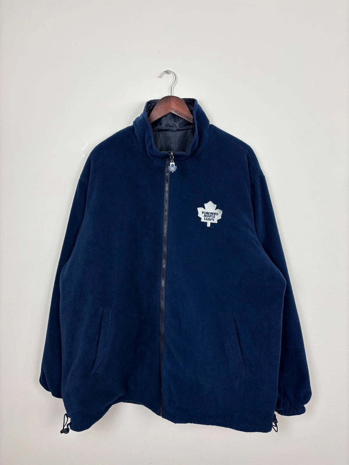 Vintage Blue Toronto Maple Leafs Jacket - Reversible - Size XXL