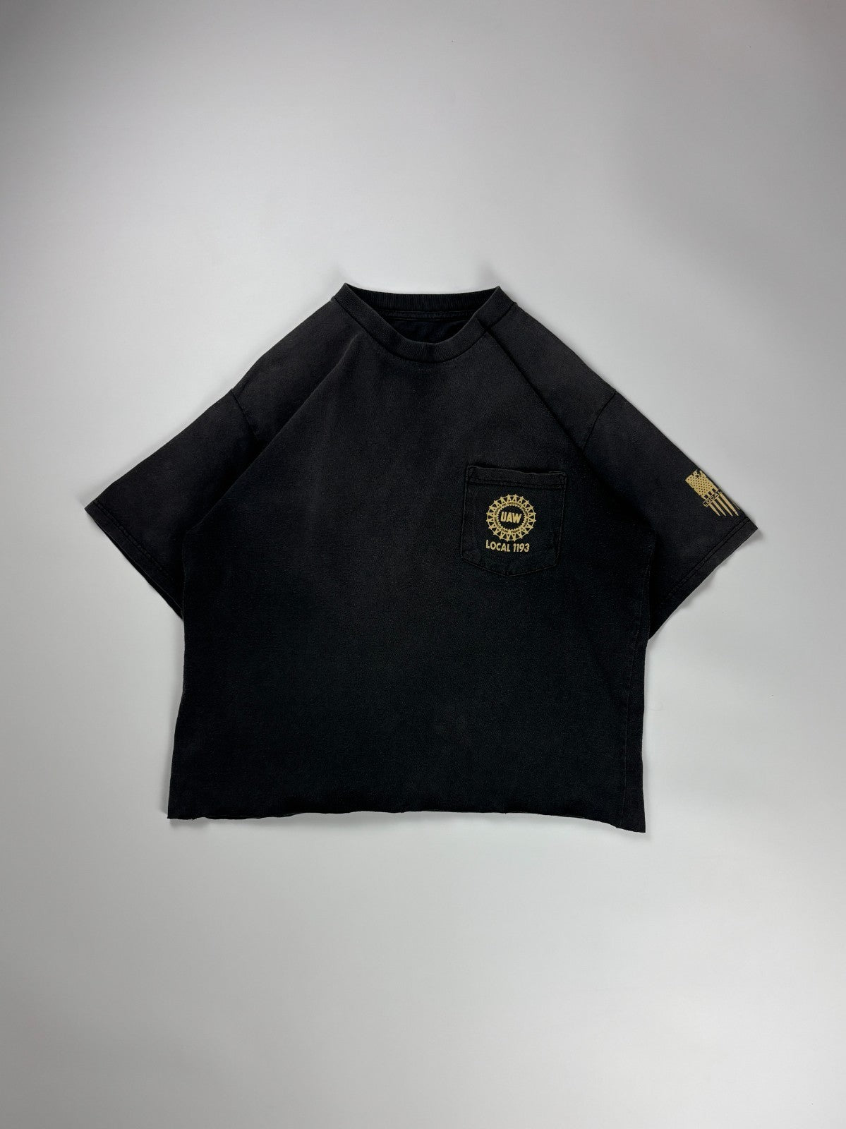 Vintage UAW Army Tank Cropped Tee