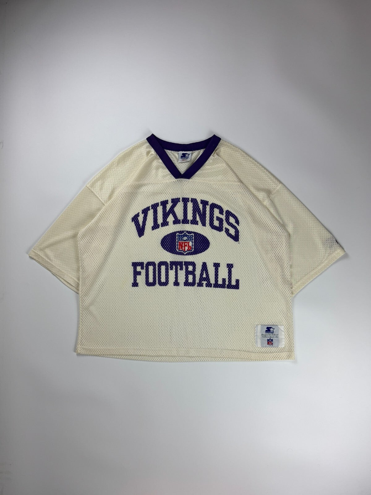Vintage Starter Minnesota Vikings Cropped Football Jersey