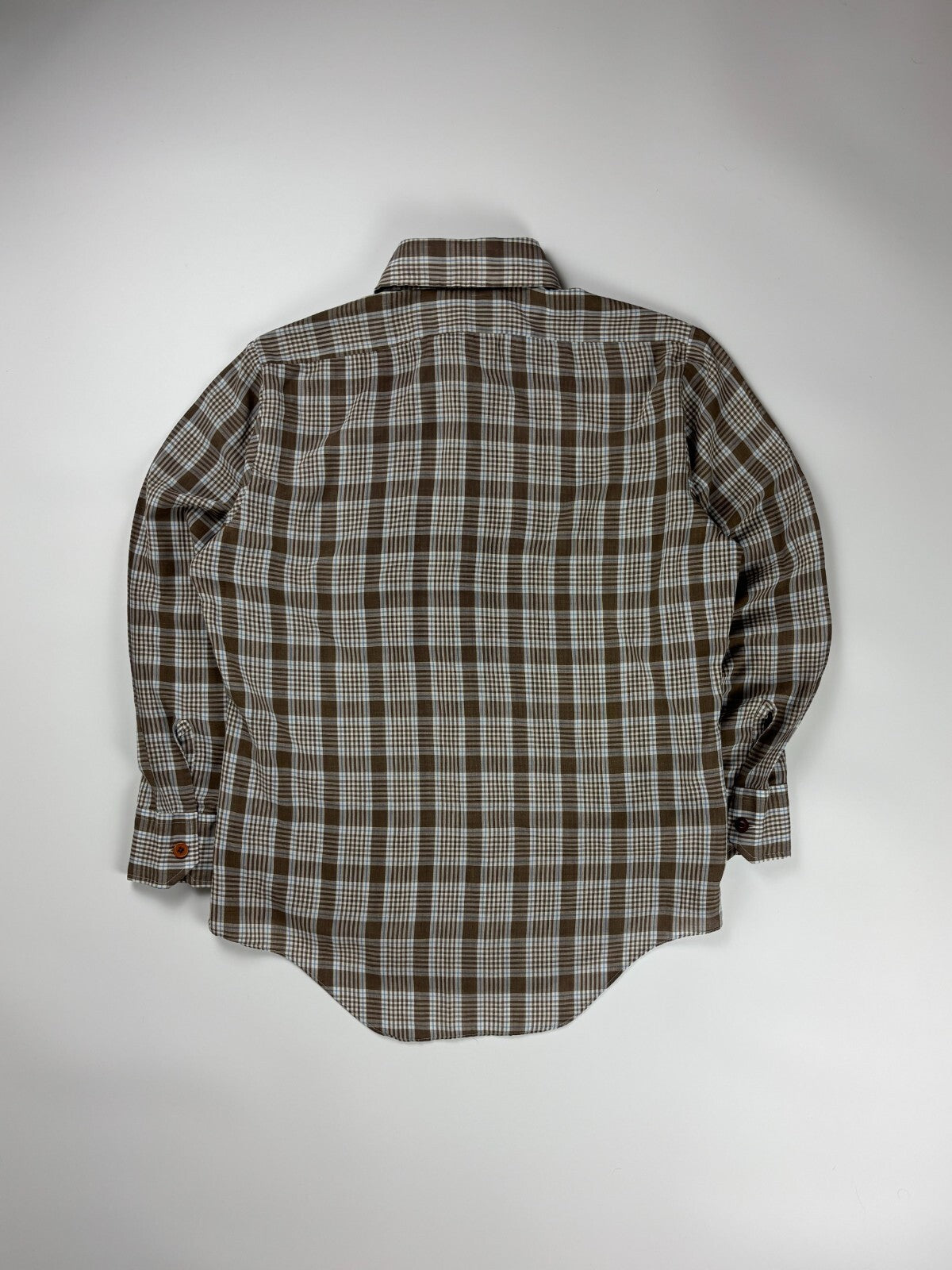Vintage Prince Romano Plaid Button Up Shirt