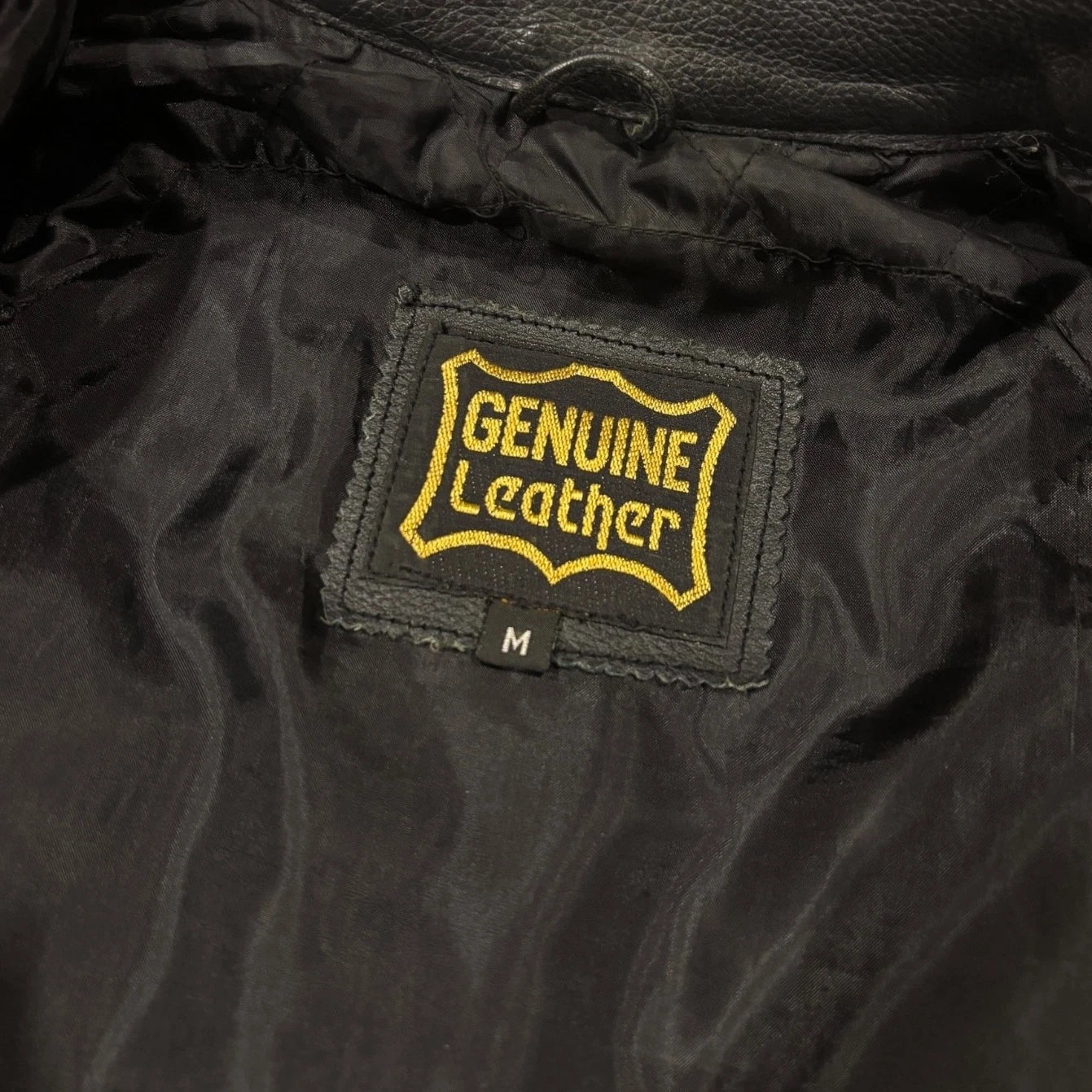 Vintage 1990s BMW Racing Leather Jacket - Moto Coat - Size Medium - Blue & Black