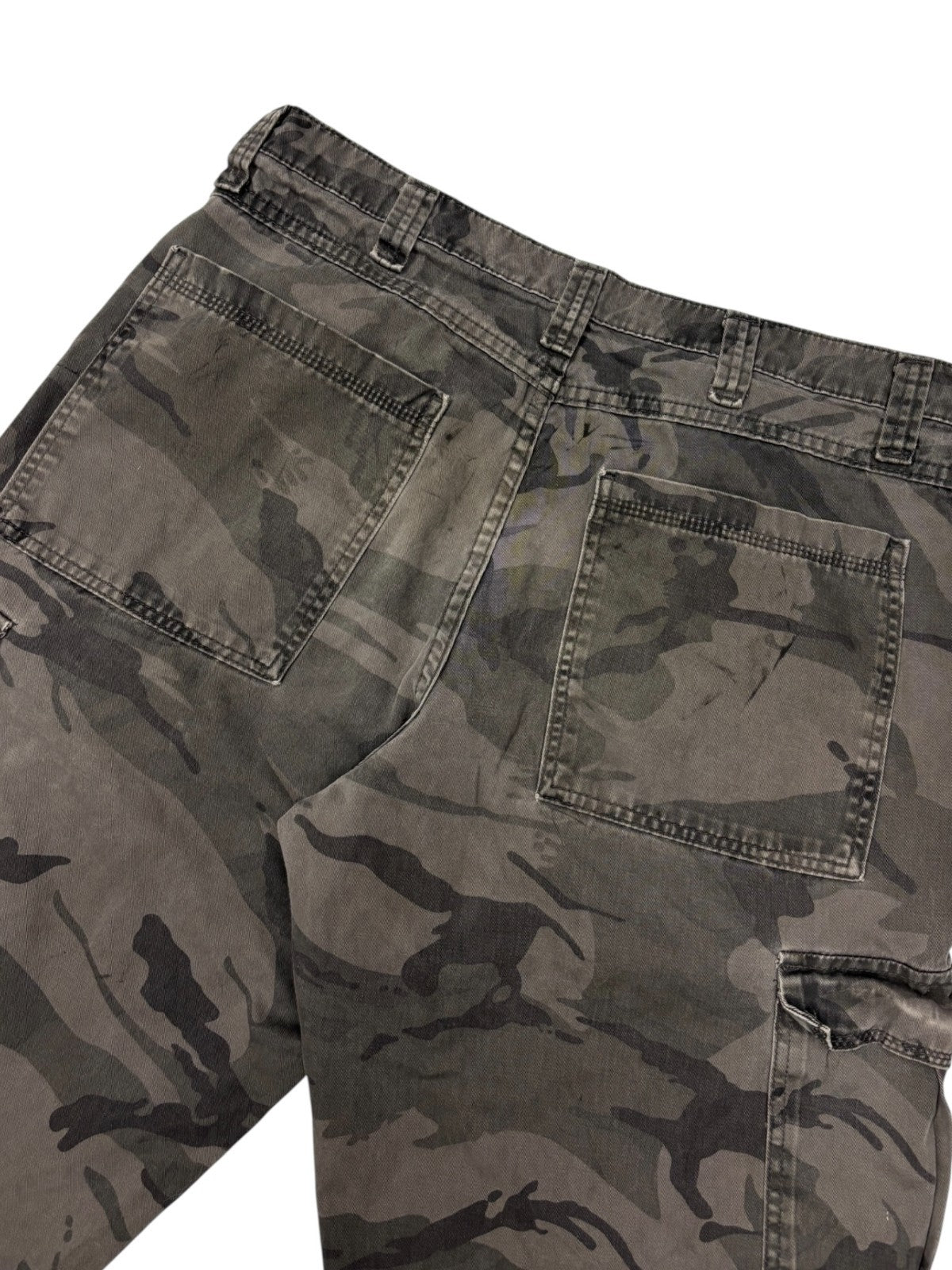 Vintage Wrangler Military Camo Cargo Shorts