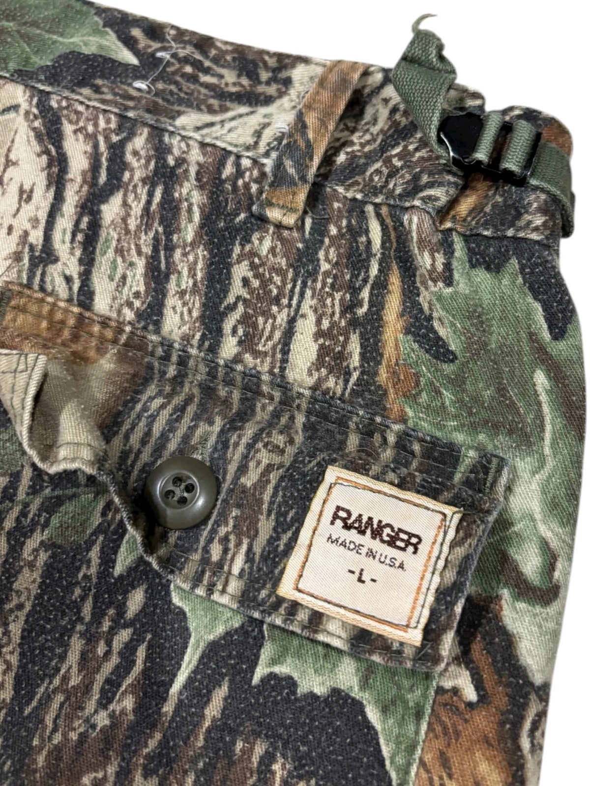 Vintage Real Tree Camo Pants - Large - Adjustable Trousers