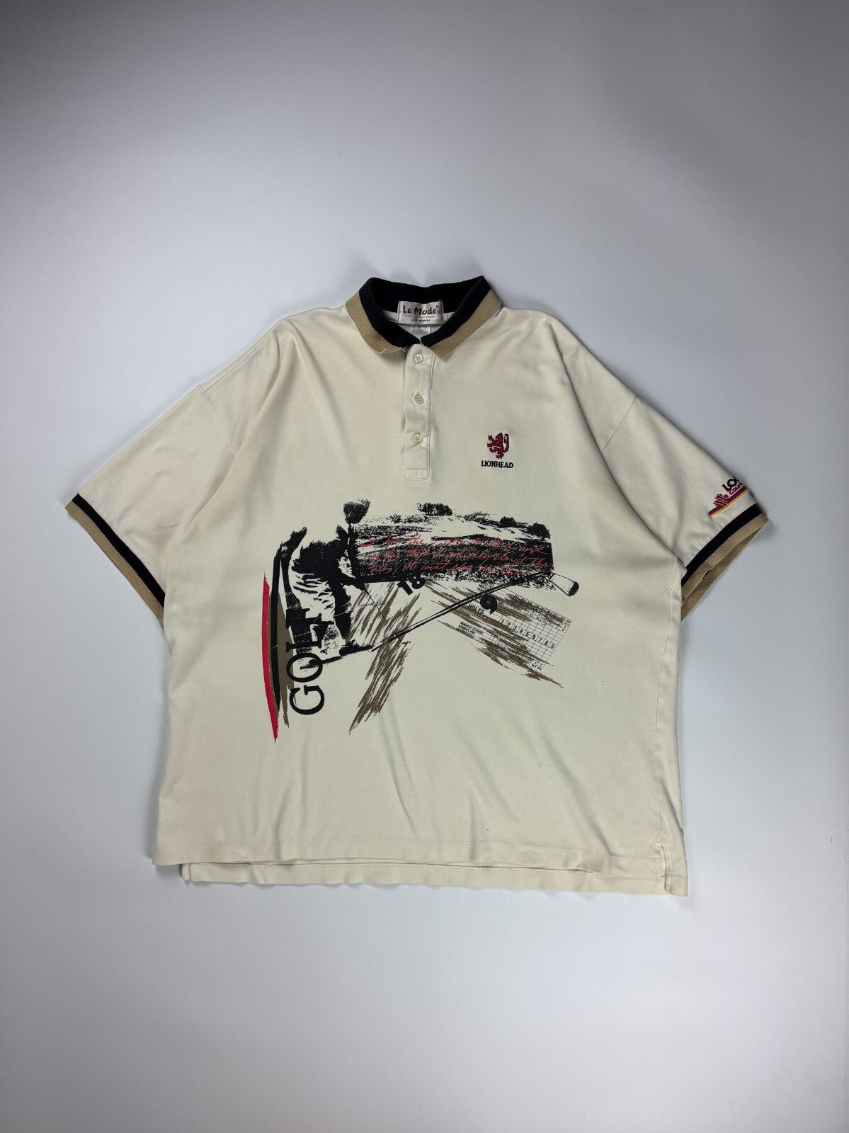 Vintage Lionhead Golf Polo Tee