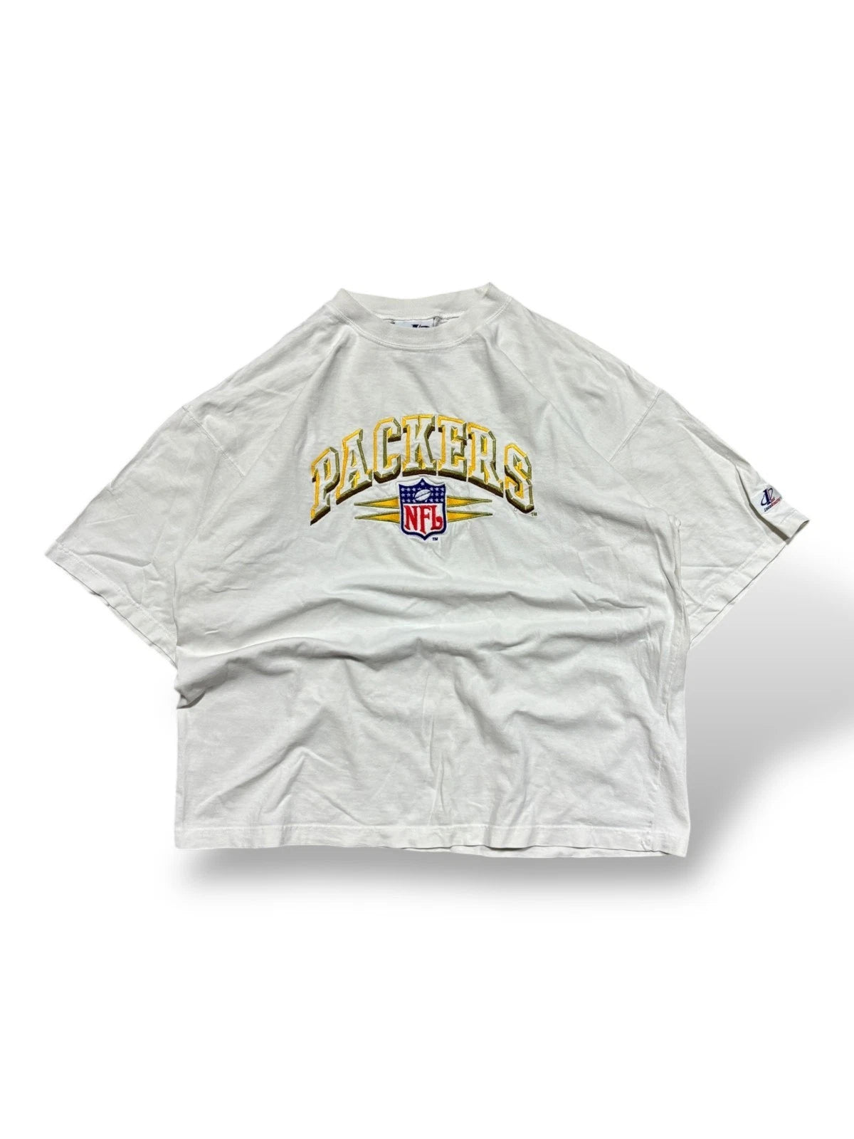 Vintage 1990s Green Bay Packers T Shirt - XL - Logo Athletic NFL Football