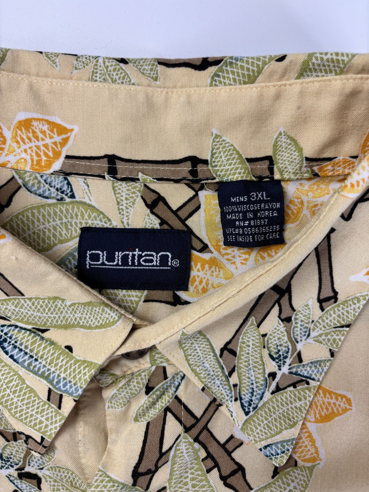 Vintage Puritan Hawaiian Button Up Shirt