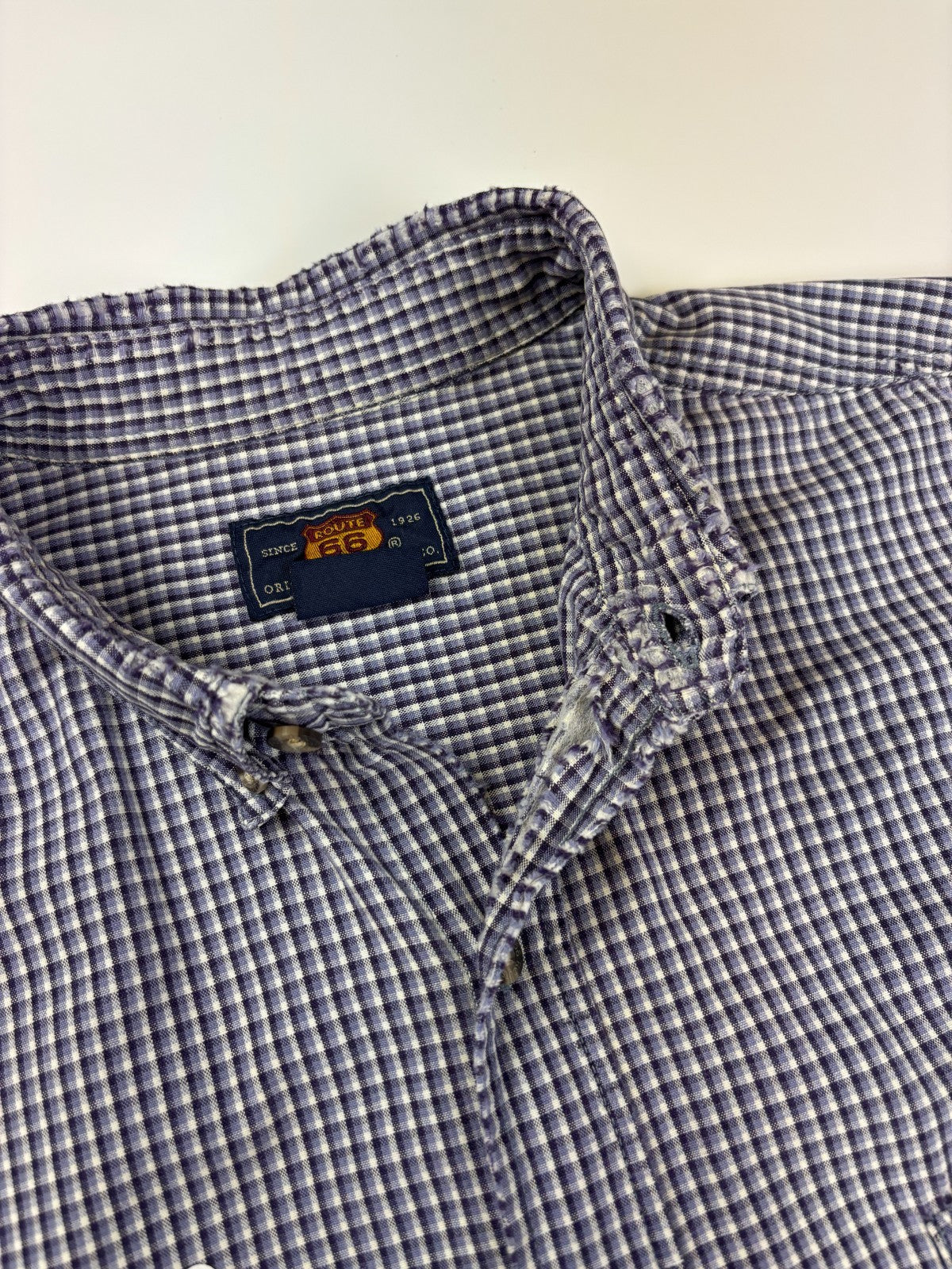 Vintage Roguehaus Plaid Cropped Button Up Shirt