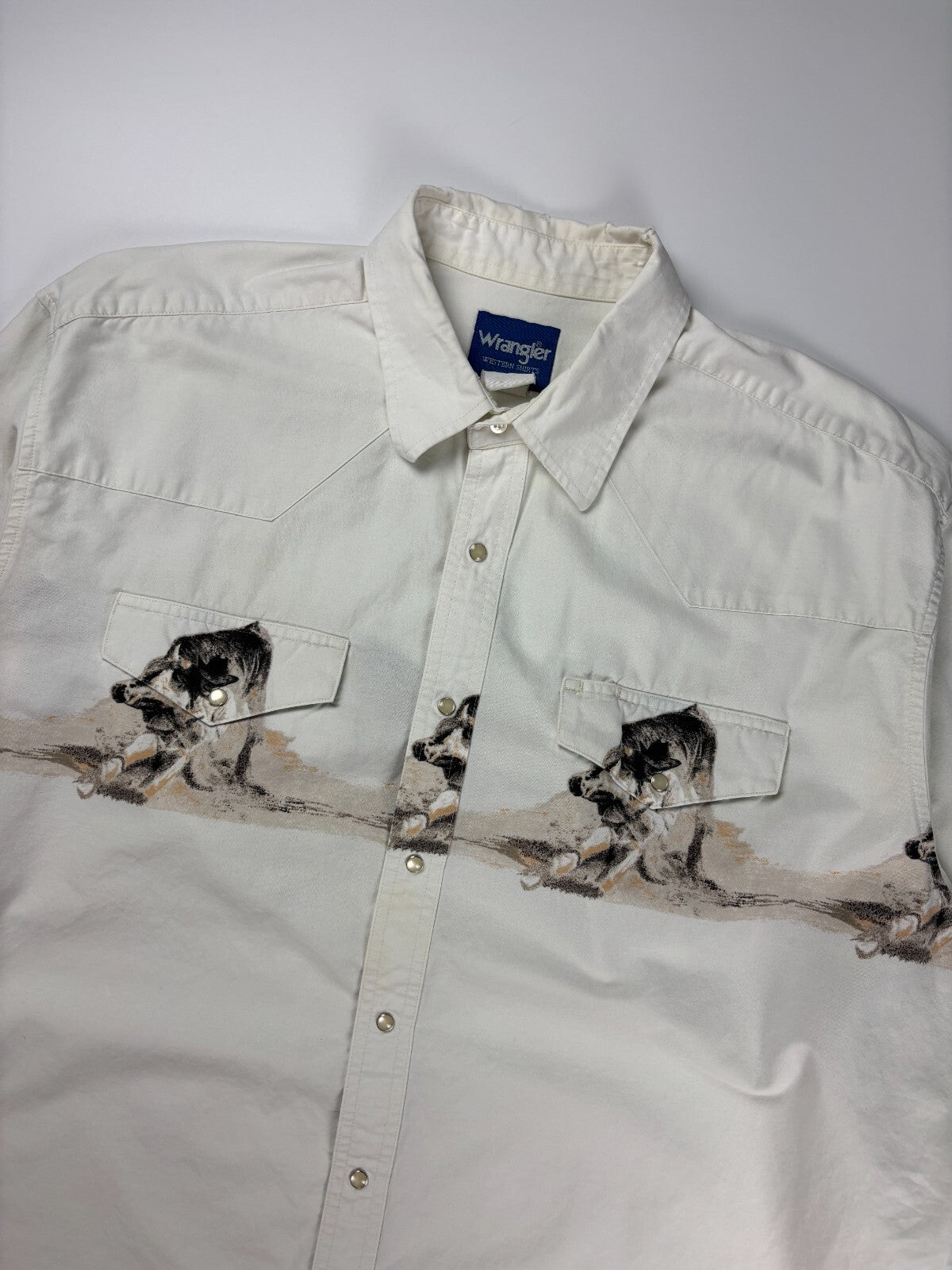 Vintage Wrangler Western Button Up Shirt