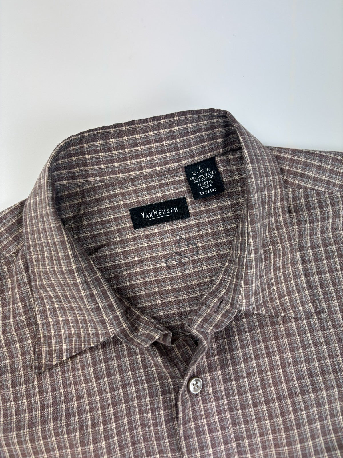 Vintage Roguehaus Plaid Cropped Button Up Shirt