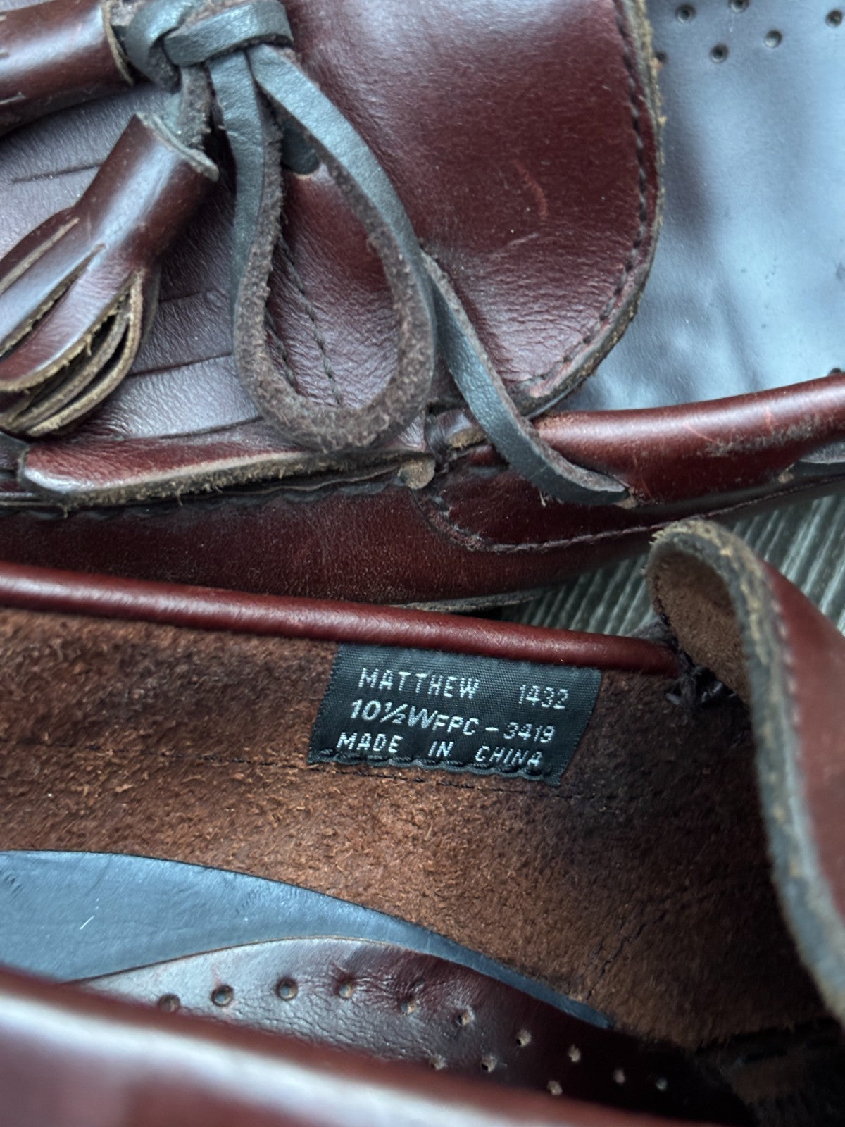Vintage Cabelas Leather Boat Shoes
