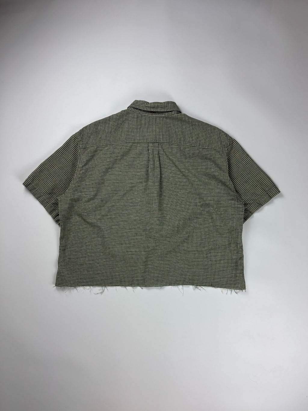 Vintage Dockers Plaid Cropped Button Up Shirt