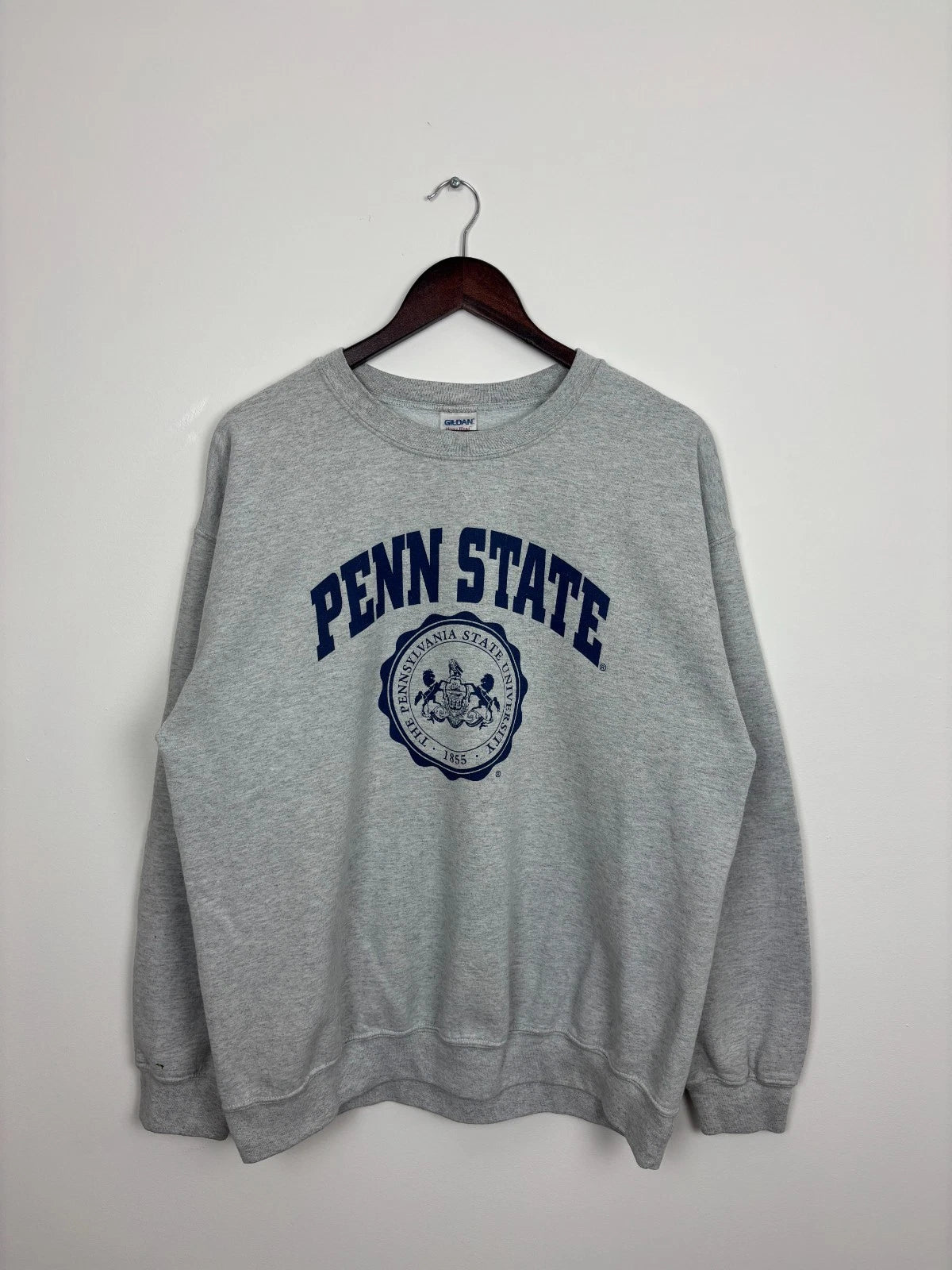 Vintage Penn State Sweatshirt - Gray - Size Large - Nittany Lions Sweater
