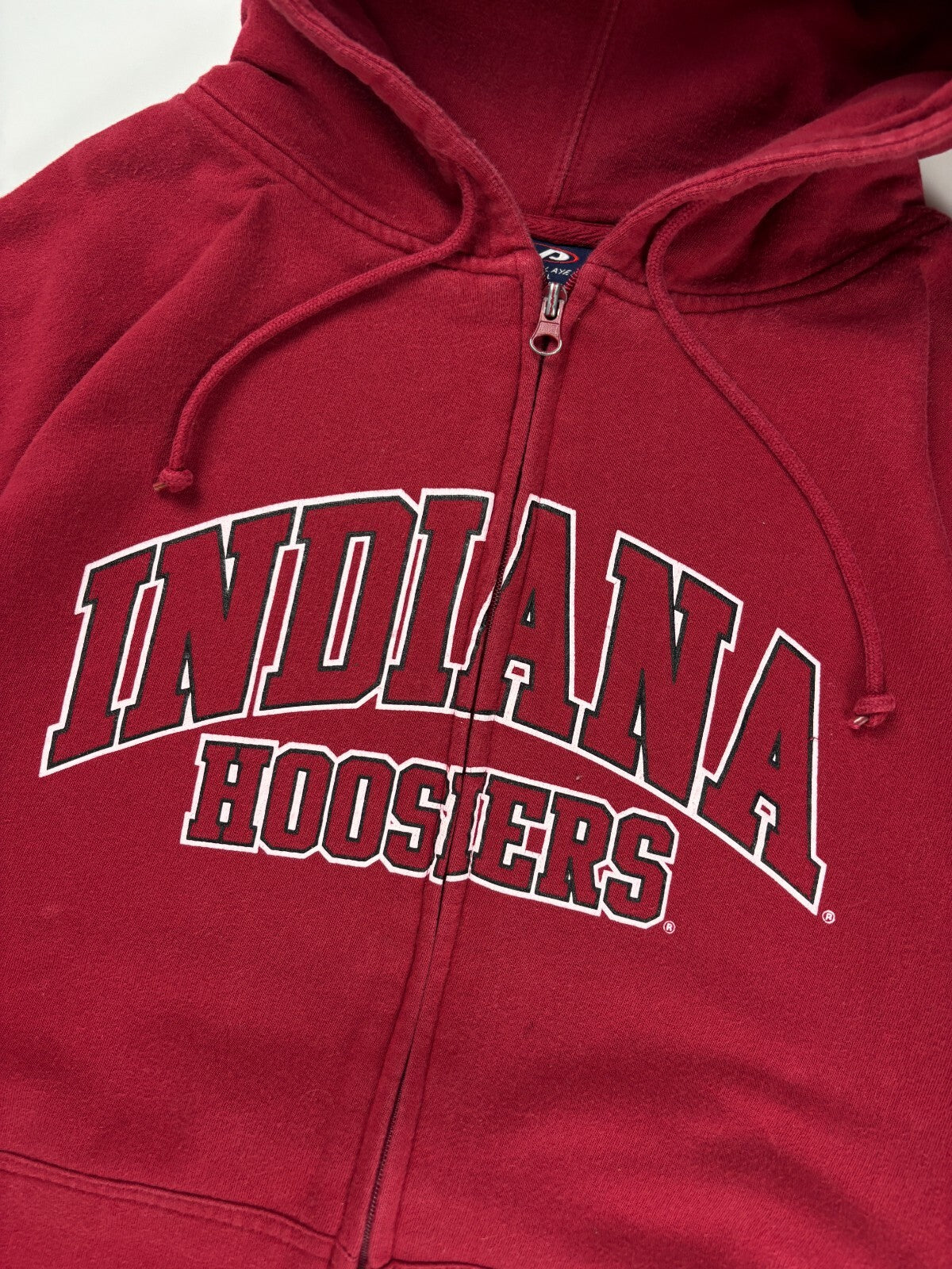 Vintage Indiana Hoosiers Zip Up Hoodie
