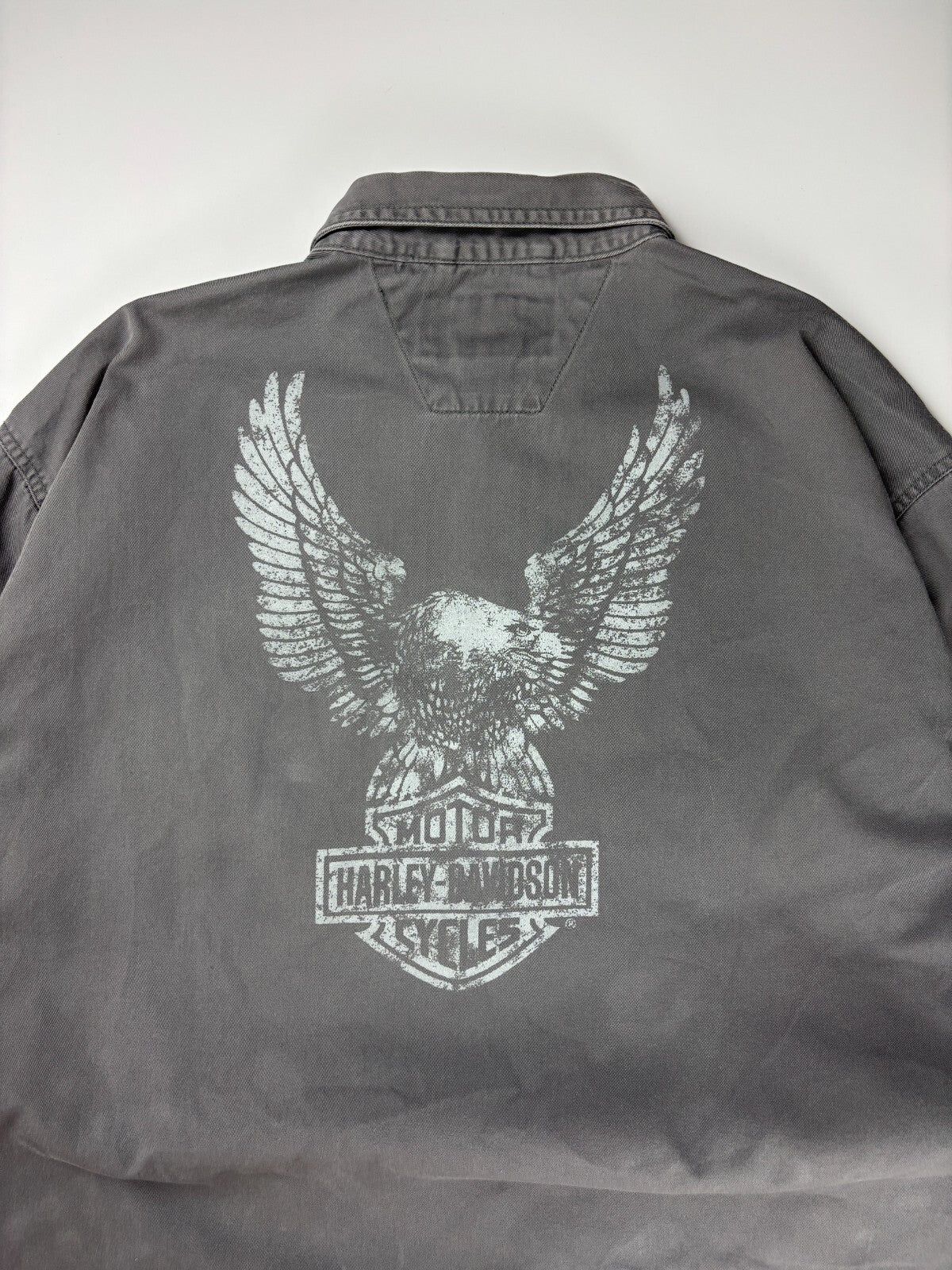 Vintage Harley Davidson Eagle Button Up Shirt
